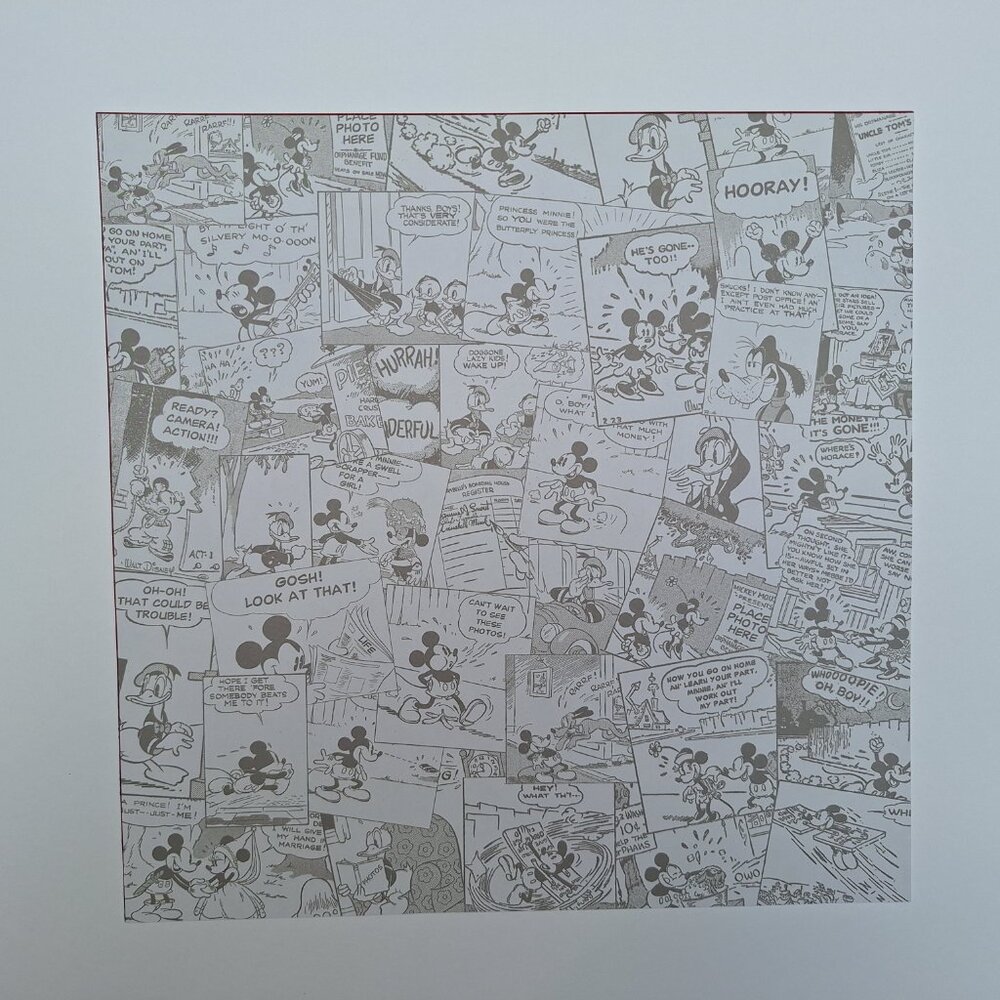Mickey Comics - Disney 12x12 Scrapbook Paper Lot - NEW - Picture 7 of 8
